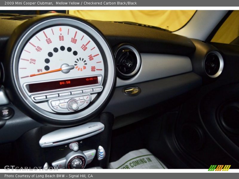 Mellow Yellow / Checkered Carbon Black/Black 2009 Mini Cooper Clubman