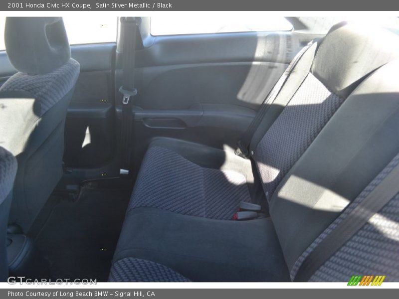 Satin Silver Metallic / Black 2001 Honda Civic HX Coupe
