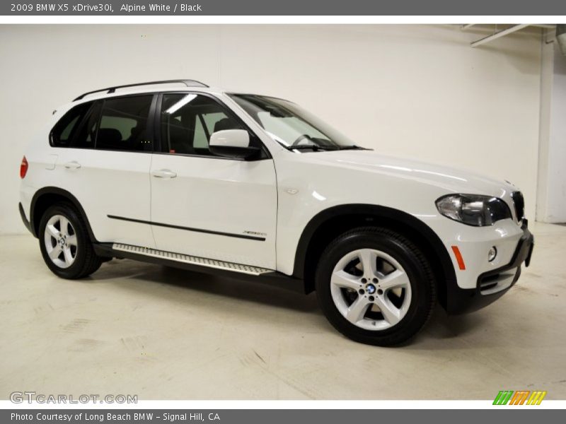 Alpine White / Black 2009 BMW X5 xDrive30i