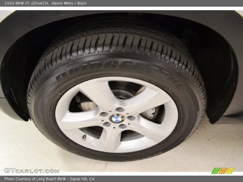 Alpine White / Black 2009 BMW X5 xDrive30i