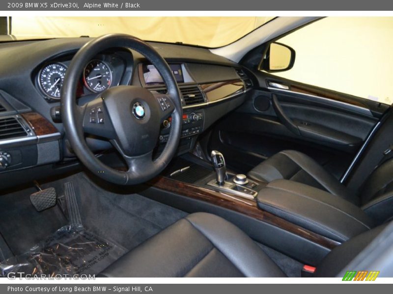 Alpine White / Black 2009 BMW X5 xDrive30i