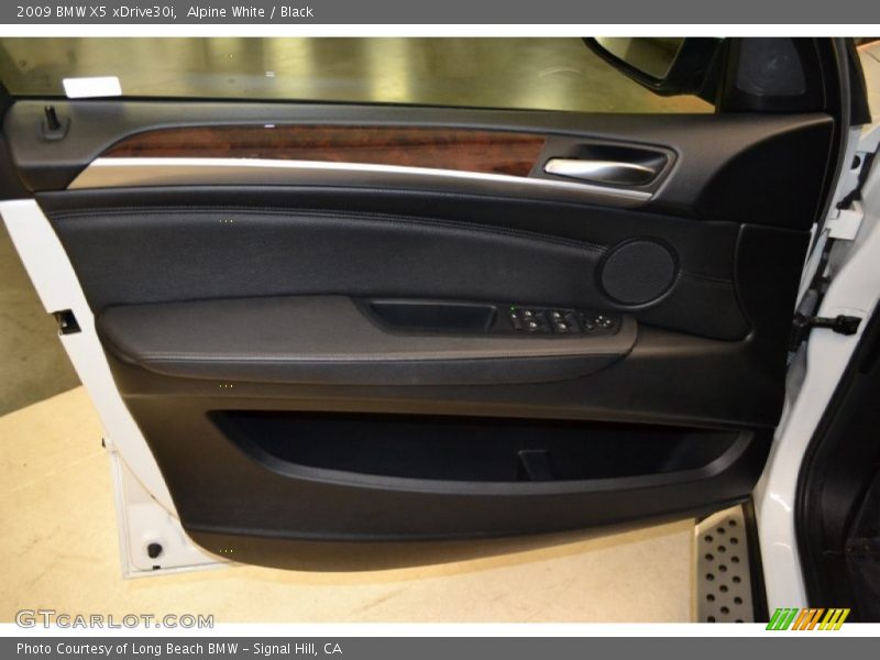 Alpine White / Black 2009 BMW X5 xDrive30i