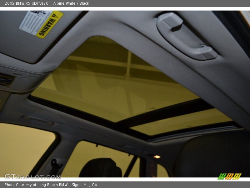 Alpine White / Black 2009 BMW X5 xDrive30i