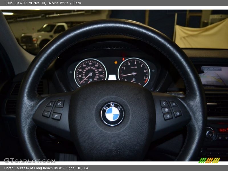 Alpine White / Black 2009 BMW X5 xDrive30i