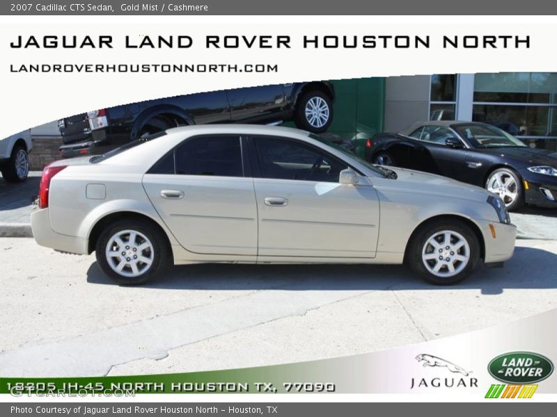 Gold Mist / Cashmere 2007 Cadillac CTS Sedan