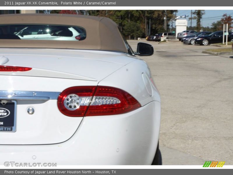 Polaris White / Caramel/Caramel 2011 Jaguar XK XK Convertible