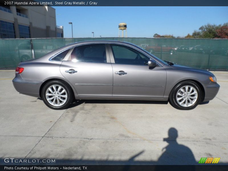 Steel Gray Metallic / Gray 2007 Hyundai Azera Limited