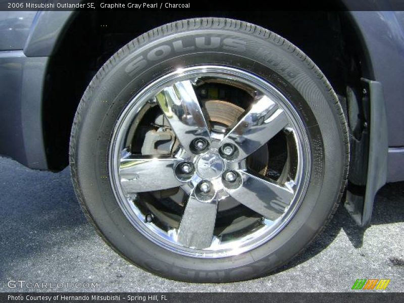 Graphite Gray Pearl / Charcoal 2006 Mitsubishi Outlander SE