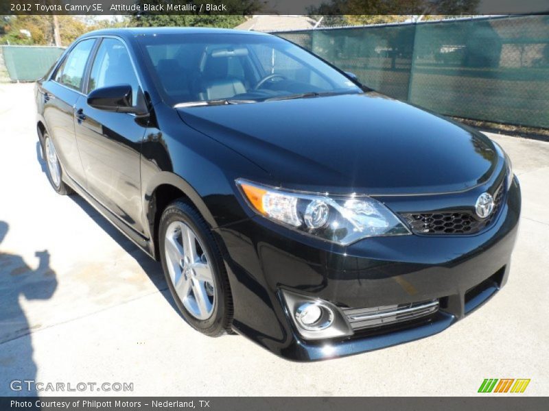 Attitude Black Metallic / Black 2012 Toyota Camry SE