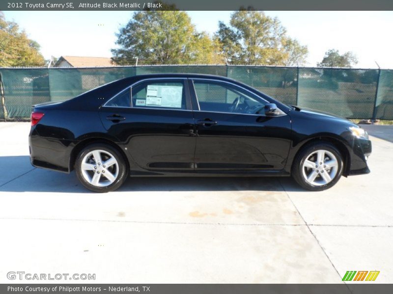 Attitude Black Metallic / Black 2012 Toyota Camry SE