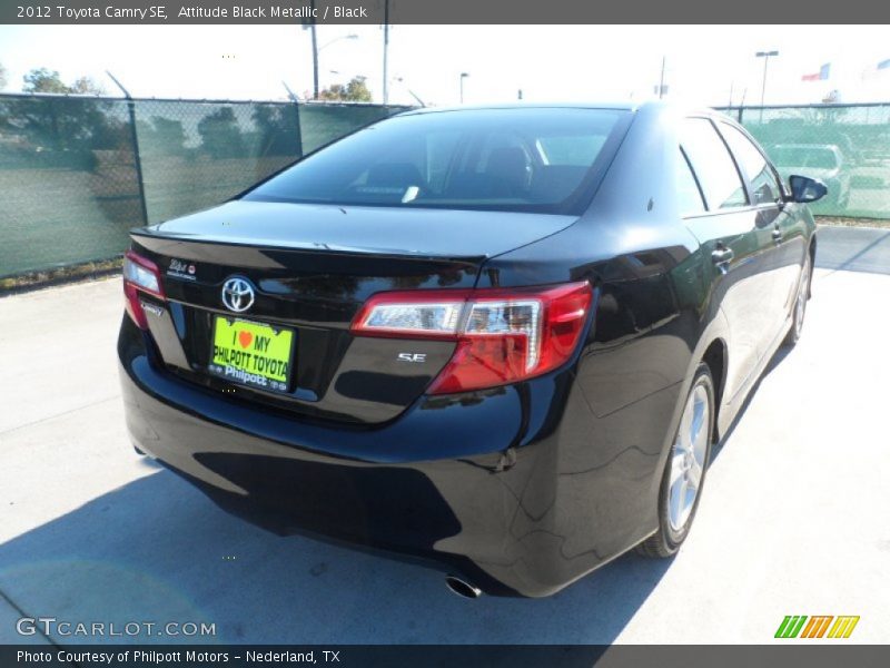Attitude Black Metallic / Black 2012 Toyota Camry SE