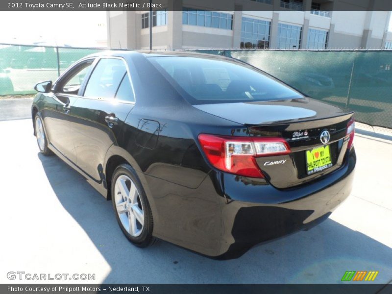 Attitude Black Metallic / Black 2012 Toyota Camry SE
