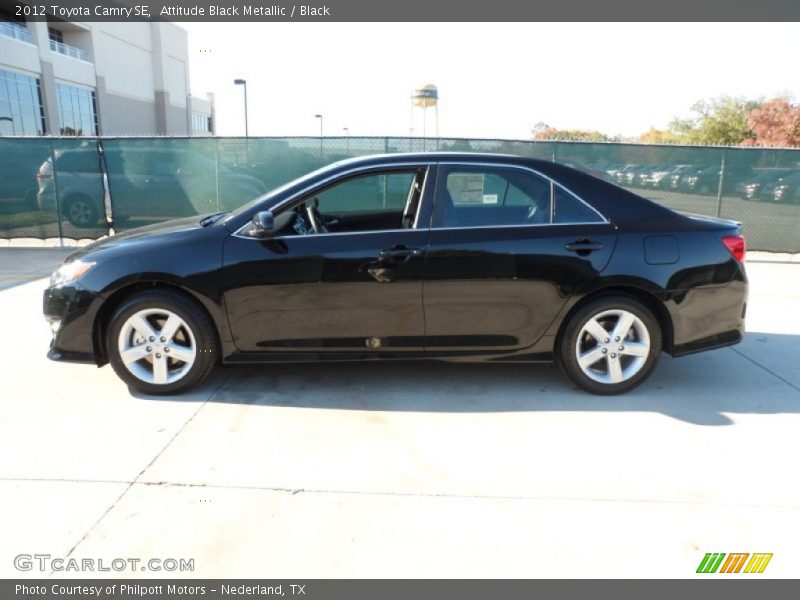 Attitude Black Metallic / Black 2012 Toyota Camry SE