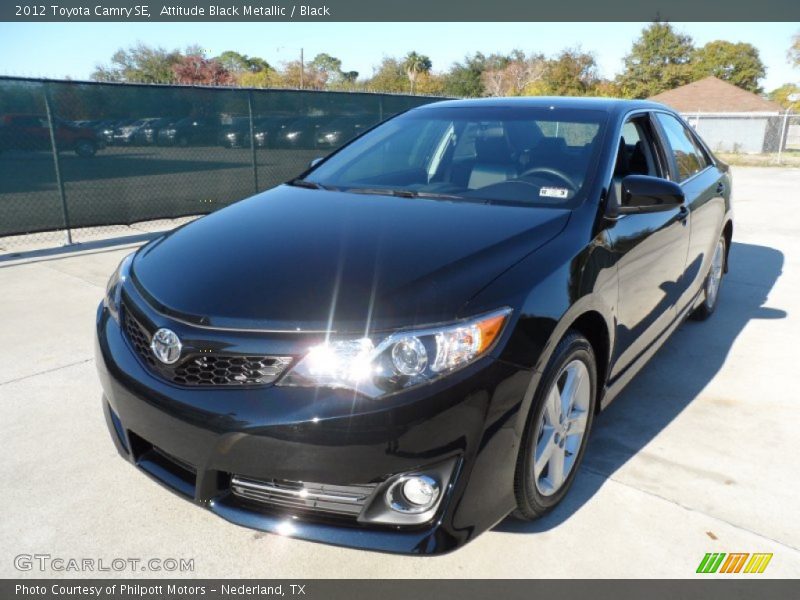 Attitude Black Metallic / Black 2012 Toyota Camry SE