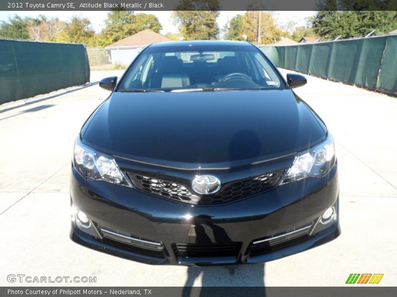 Attitude Black Metallic / Black 2012 Toyota Camry SE