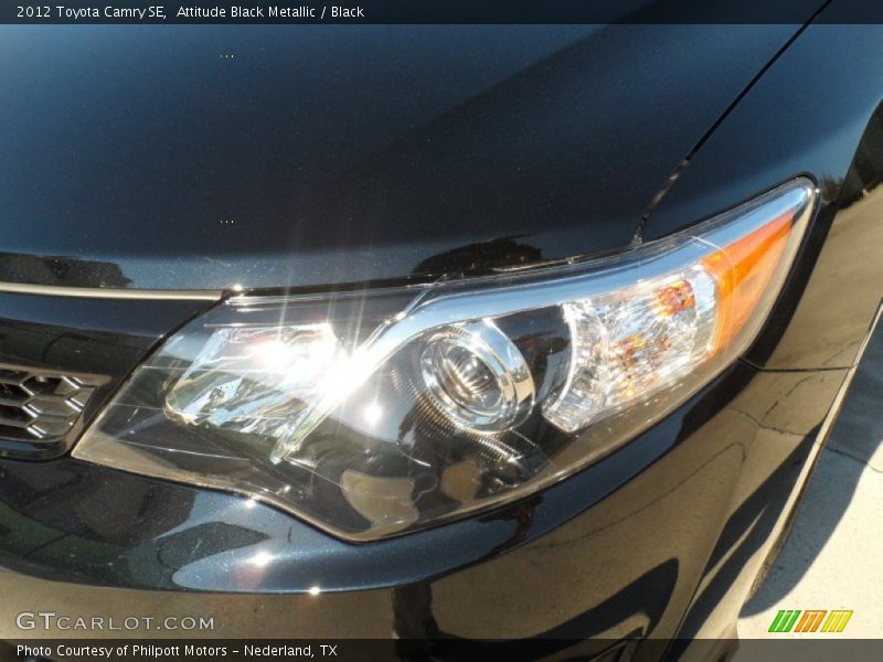 Attitude Black Metallic / Black 2012 Toyota Camry SE