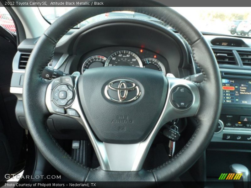 Attitude Black Metallic / Black 2012 Toyota Camry SE