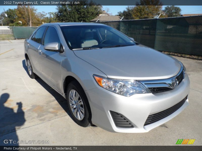 Classic Silver Metallic / Ash 2012 Toyota Camry LE