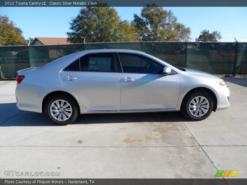 Classic Silver Metallic / Ash 2012 Toyota Camry LE