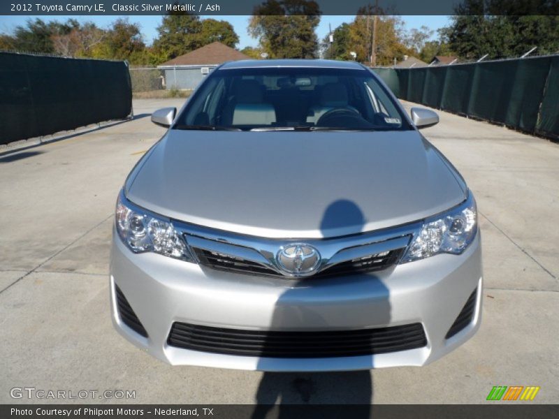 Classic Silver Metallic / Ash 2012 Toyota Camry LE