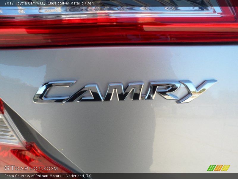Classic Silver Metallic / Ash 2012 Toyota Camry LE
