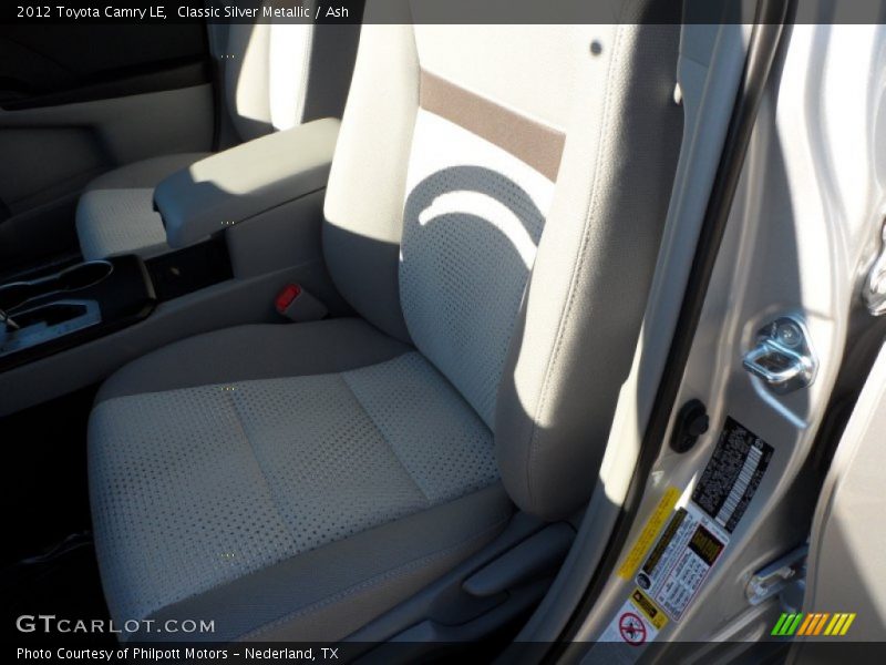 Classic Silver Metallic / Ash 2012 Toyota Camry LE