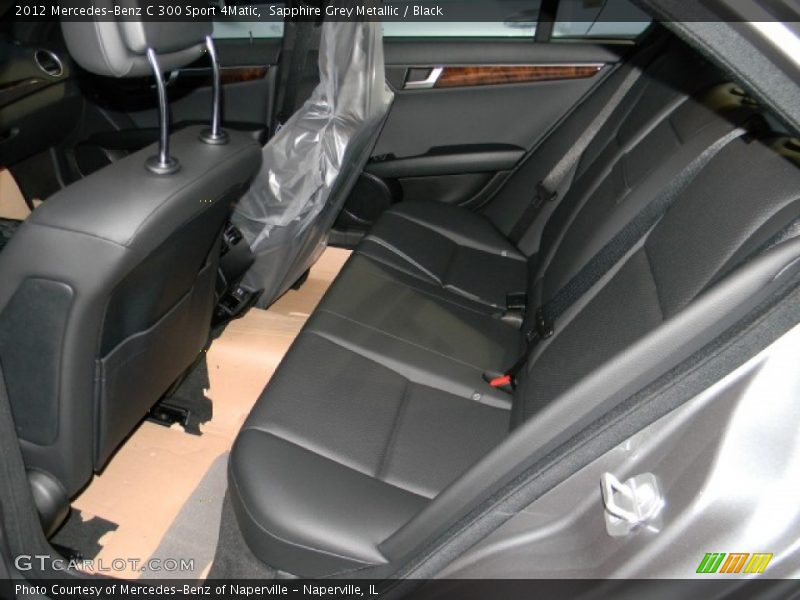 Sapphire Grey Metallic / Black 2012 Mercedes-Benz C 300 Sport 4Matic