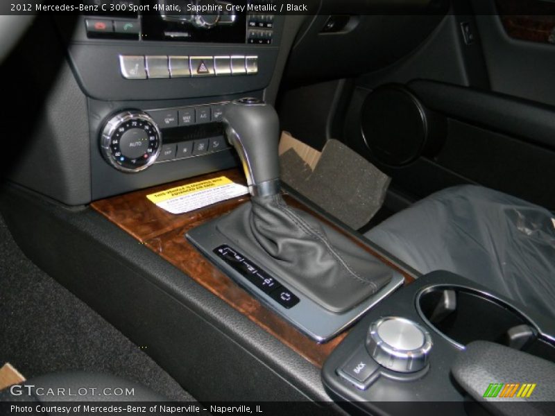 Sapphire Grey Metallic / Black 2012 Mercedes-Benz C 300 Sport 4Matic