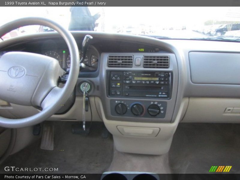 Napa Burgundy Red Pearl / Ivory 1999 Toyota Avalon XL