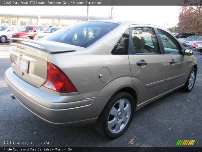 Fort Knox Gold / Medium Parchment 2002 Ford Focus ZTS Sedan