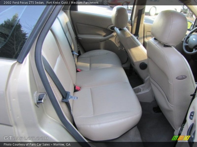 Fort Knox Gold / Medium Parchment 2002 Ford Focus ZTS Sedan
