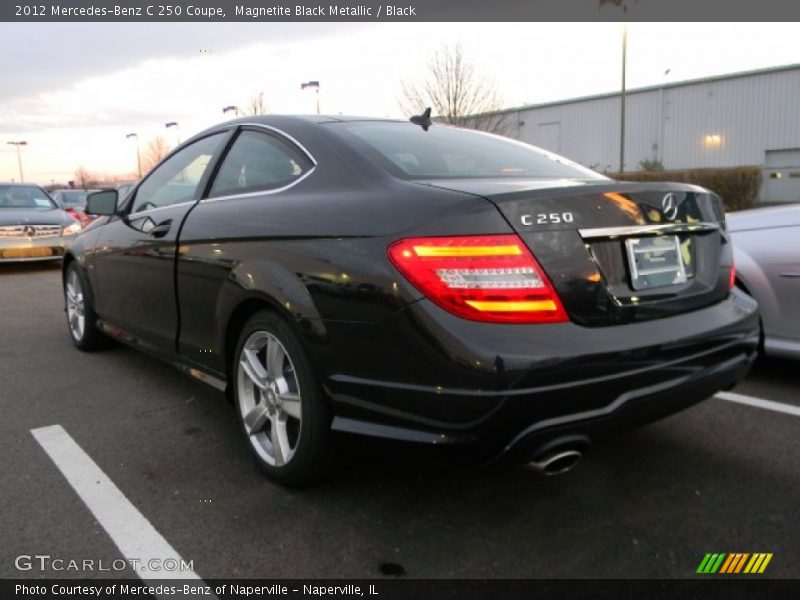 Magnetite Black Metallic / Black 2012 Mercedes-Benz C 250 Coupe