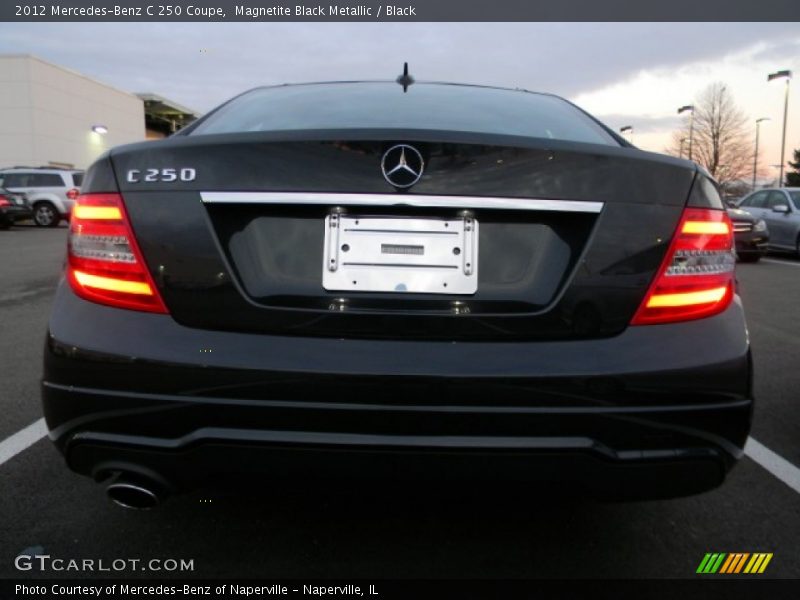 Magnetite Black Metallic / Black 2012 Mercedes-Benz C 250 Coupe