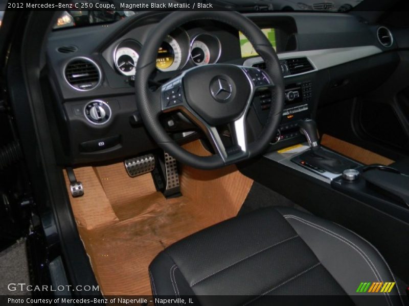 Magnetite Black Metallic / Black 2012 Mercedes-Benz C 250 Coupe