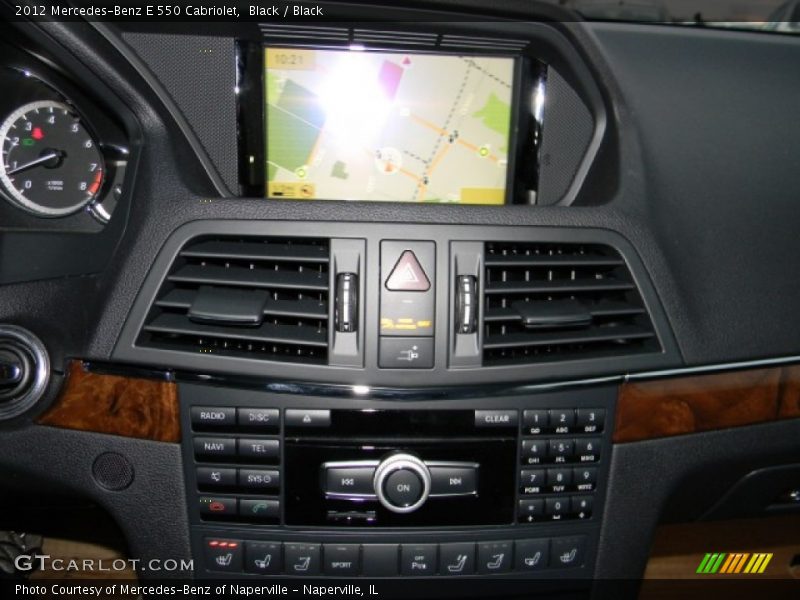 Black / Black 2012 Mercedes-Benz E 550 Cabriolet