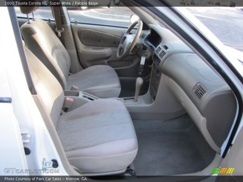 Super White / Pebble Beige 2000 Toyota Corolla VE