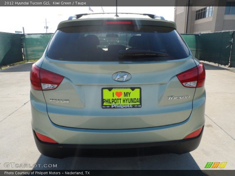 Kiwi Green / Taupe 2012 Hyundai Tucson GLS