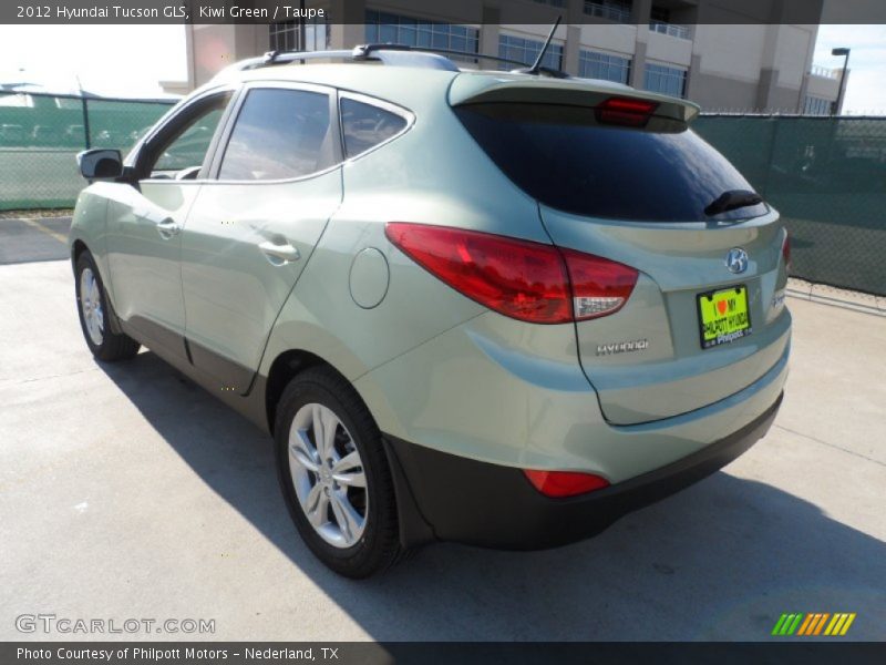 Kiwi Green / Taupe 2012 Hyundai Tucson GLS