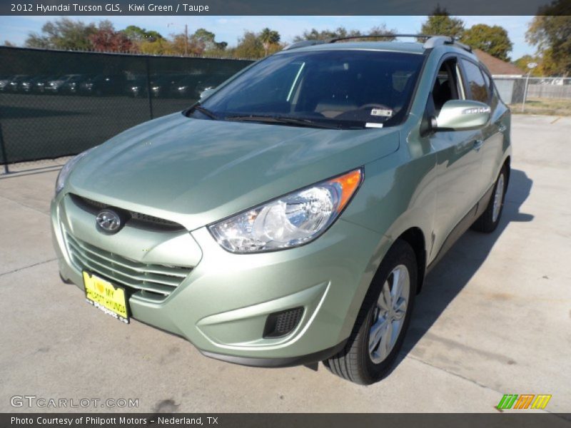 Kiwi Green / Taupe 2012 Hyundai Tucson GLS