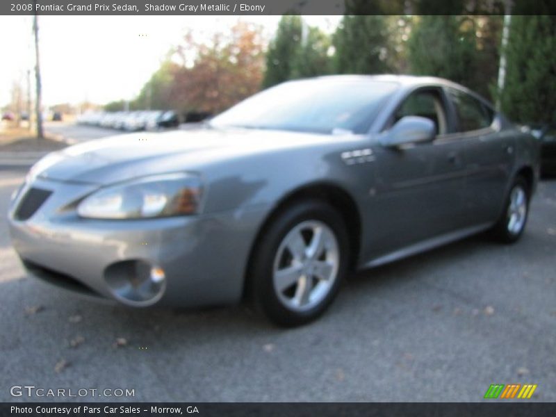 Shadow Gray Metallic / Ebony 2008 Pontiac Grand Prix Sedan