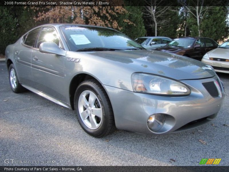 Shadow Gray Metallic / Ebony 2008 Pontiac Grand Prix Sedan