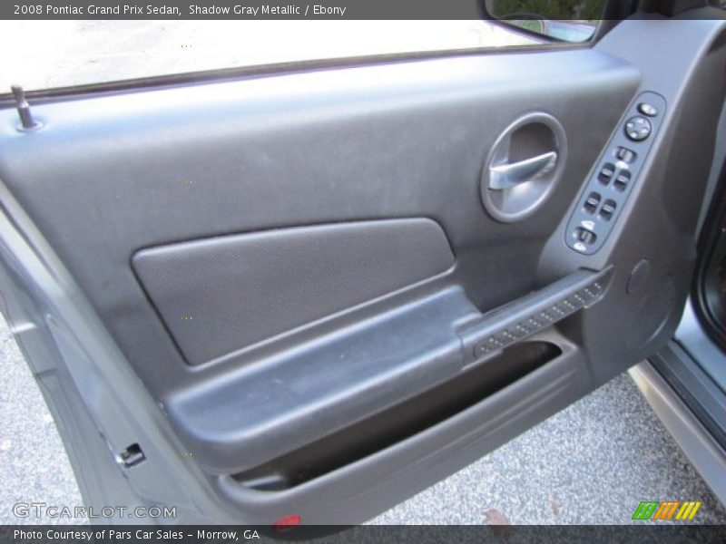 Shadow Gray Metallic / Ebony 2008 Pontiac Grand Prix Sedan