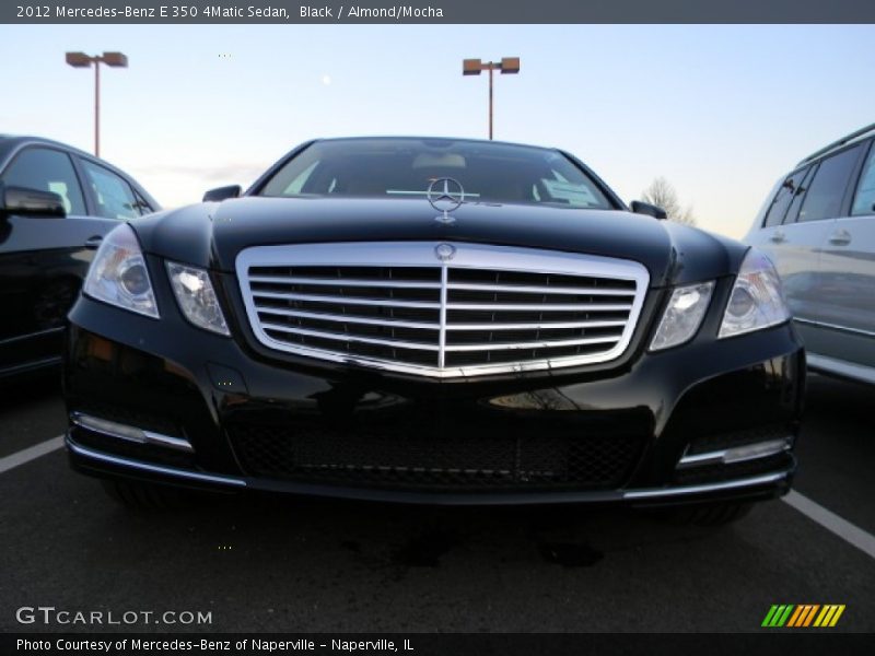 Black / Almond/Mocha 2012 Mercedes-Benz E 350 4Matic Sedan