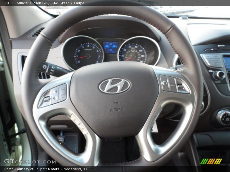 Kiwi Green / Taupe 2012 Hyundai Tucson GLS