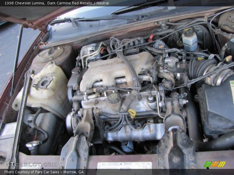 Dark Carmine Red Metallic / Neutral 1998 Chevrolet Lumina