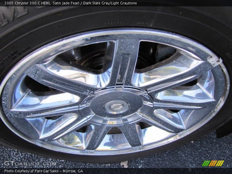 Satin Jade Pearl / Dark Slate Gray/Light Graystone 2005 Chrysler 300 C HEMI