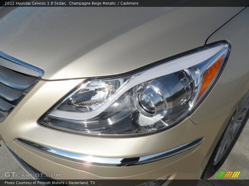 Champagne Beige Metallic / Cashmere 2012 Hyundai Genesis 3.8 Sedan