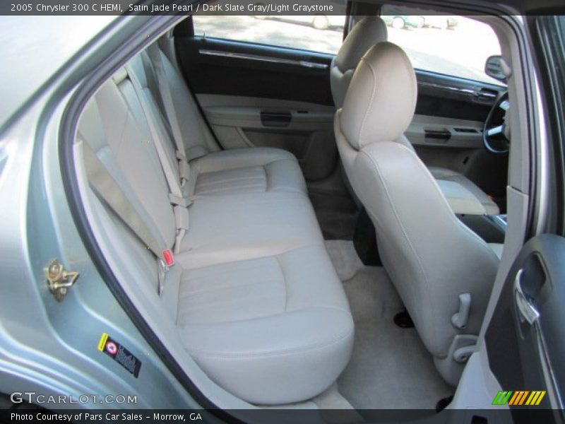 Satin Jade Pearl / Dark Slate Gray/Light Graystone 2005 Chrysler 300 C HEMI