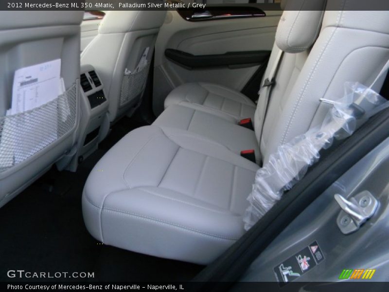 Palladium Silver Metallic / Grey 2012 Mercedes-Benz ML 350 4Matic