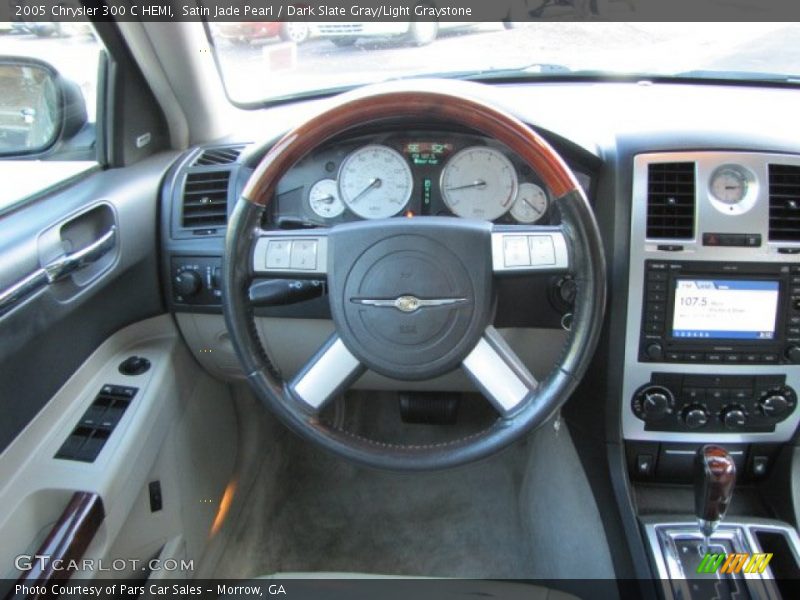 Satin Jade Pearl / Dark Slate Gray/Light Graystone 2005 Chrysler 300 C HEMI